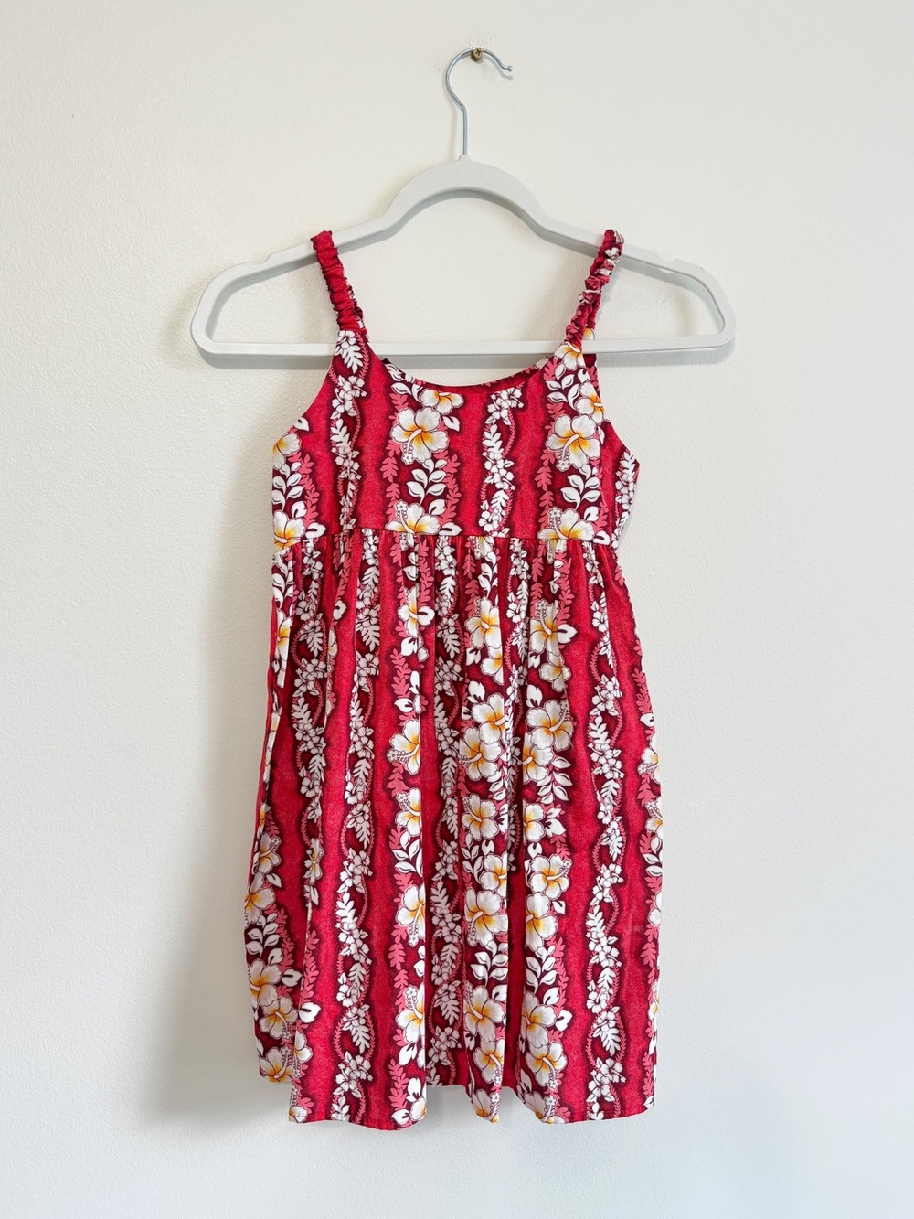 Vintage Floral Hawaii Girl's Dress Size 8 KY’S
